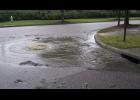 Sewage spills were one of the main areas of damage from the storm on Daniel Island.